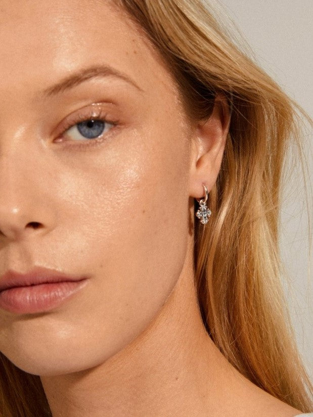 PILGRIM Dagmar Huggie Hoop Earrings